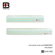 Office Stationery Cartoon Color Flat Plastic Ruler 15 20cm